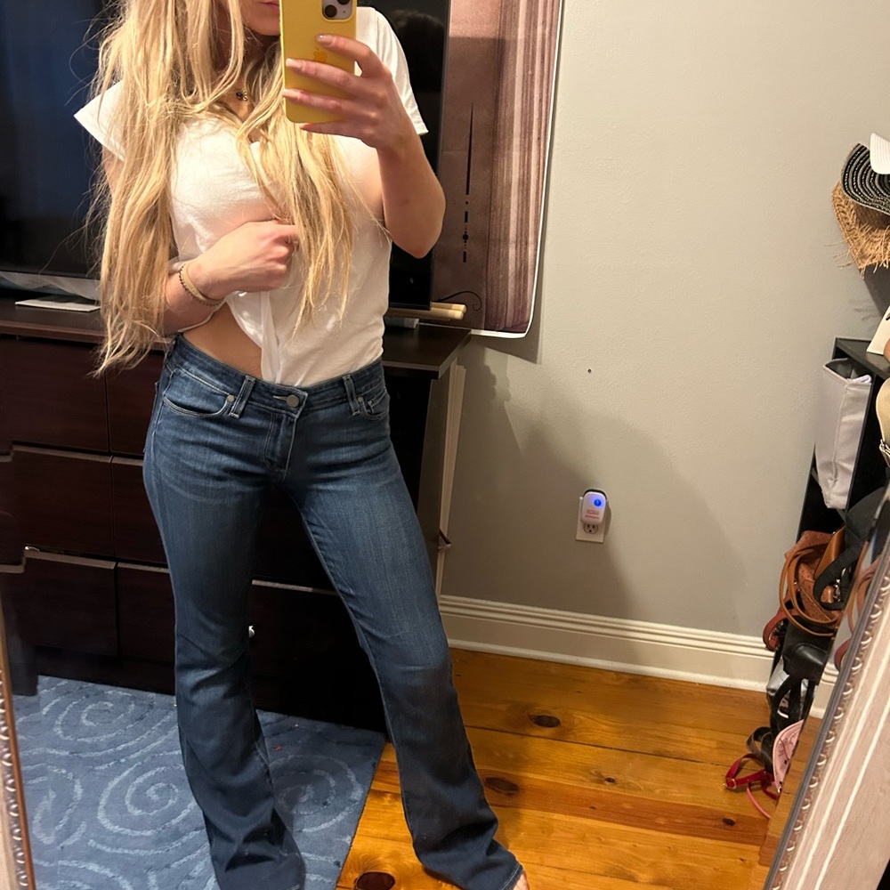 Paige bootcut size 27 low rise jean - Picture 3 of 8
